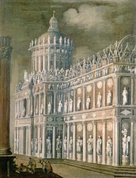 麻痺した人の治癒を描いた建築ファンタジー、1622